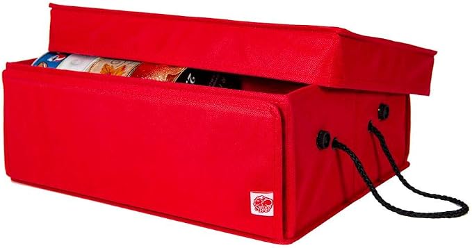 Santa's Bags Ribbons Storage Box, Ribbon Dispenser Slot - Image 3
