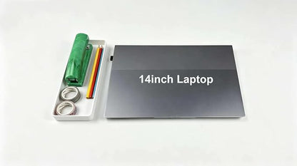 Amazon Basics Rectangular Plastic Desk Organizer, Half Accessory Tray - Image 6