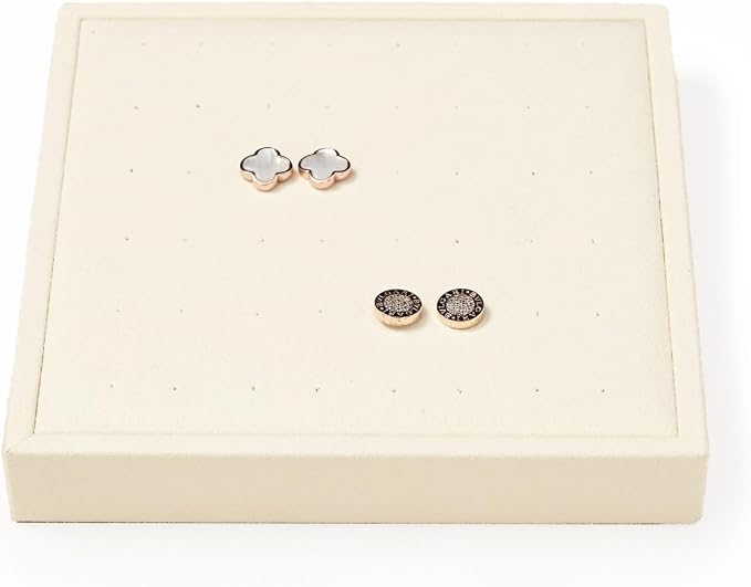 Oirlv Microfiber Jewelry Stud Earring tray Display Tray Earring Display by Oirlv