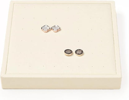 Oirlv Microfiber Jewelry Stud Earring tray Display Tray Earring Display by Oirlv