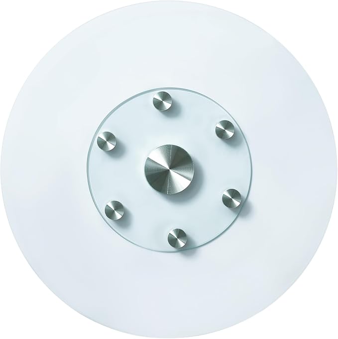 VEVOR 30 in Glass Lazy Susan Turntable, Tempered Glass Dining Table Centerpiece - Image 9