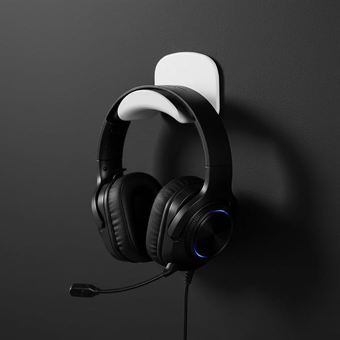 2Pcs Headphone Bracket, Wall-Mounted Headphone Holder, Stick-on Headset Hook - Image 3