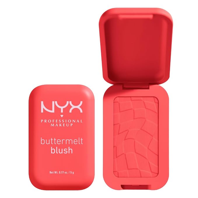 NYX PROFESSIONAL MAKEUP Buttermelt Powder Blush, Fade and Transfer-Resistant by NYXProfessionalMakeup