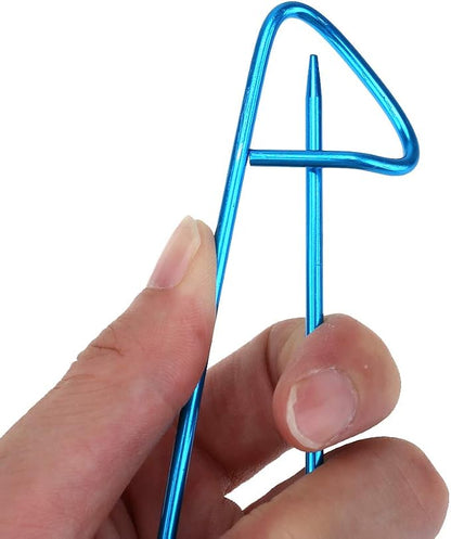 22pcs Aluminum Cable Needles & Stitch Holders Knitting Tools, Safety Pin Cable - Image 7