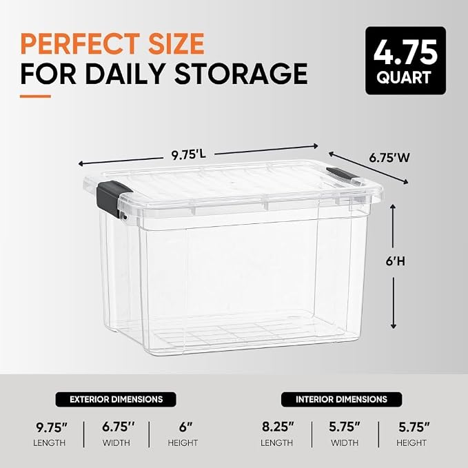 Superio Deep Storage Organizer Bin - Image 3