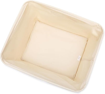 Foldable Storage Bins with Lids Cotton Canvas Rectangular Storage Box Ideal - Image 8
