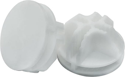 Hitefu 16 Pcs White Plastic Connector, 36mm Wire Grid Cube | Modular, Closet - Image 2