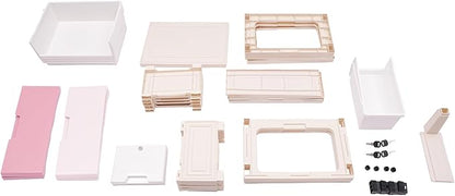 6-Drawer Plastic Dresser Organizer Lockable Storage Cabinet | Hold up to 66.13 - Image 7