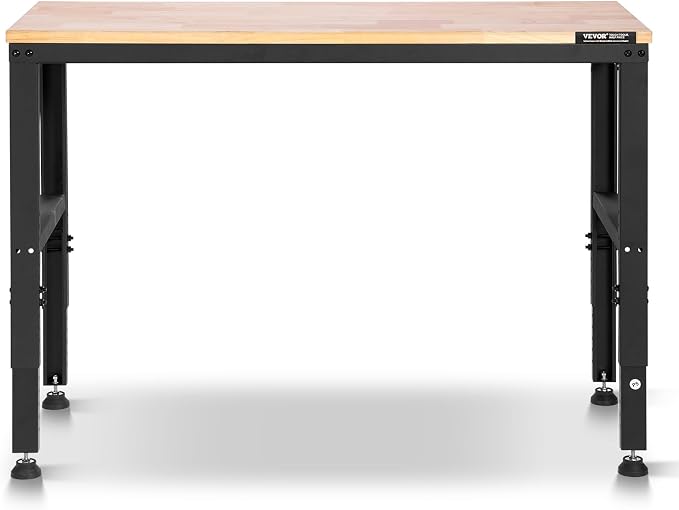 VEVOR Adjustable Workbench, 48 x 20-inch Heavy Duty Work Bench - Image 11