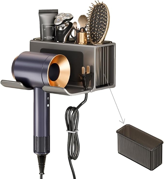Hair Dryer Holder Wall Mounted, by Unknown