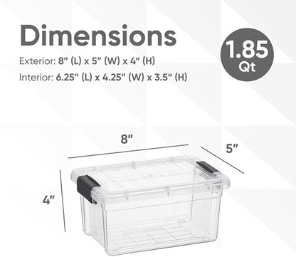 Superio Clear Storage Bins - Image 2
