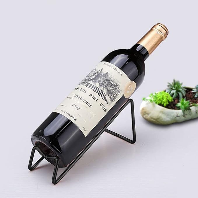 Metal Wine Rack Freestanding -Tabletop Wine Rack Holder - Image 7
