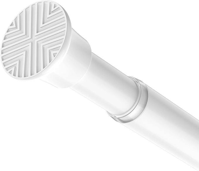 Spring Tension Curtain Rod 32-62 inch, Adjustable Expandable Tension Curtain by SISELBATensionCurtainRod