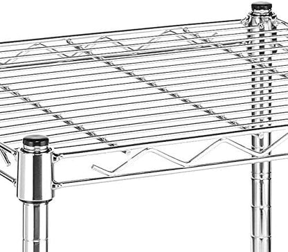 Whitmor 1 Tier Supreme Stacking Shelving Unit, Wire Metal Home Storage Organizer - Image 6
