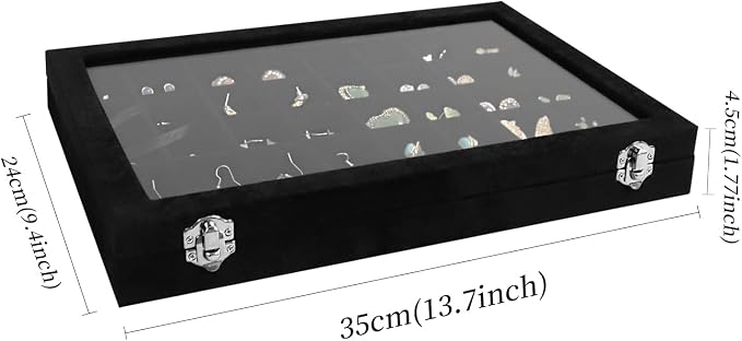 Wudygirl 40 Grid Jewelry Organizer Tray - Image 6