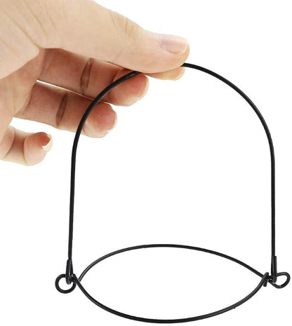 BIGNC 12 Pack Black Stainless Steel Wire Handles Hangers - Image 3