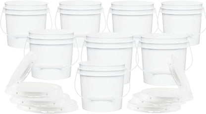 House Naturals 1 Gallon White Bucket by House+Naturals