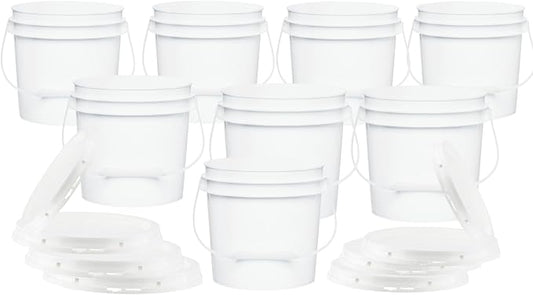 House Naturals 1 Gallon White Bucket by House+Naturals