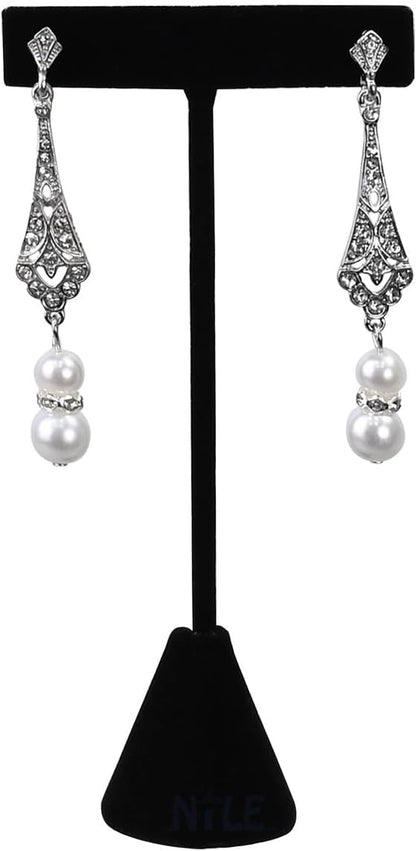 Ikee Design 6 Pcs Set Premium T- Shape Style Earring Display Stand, Earring - Image 3