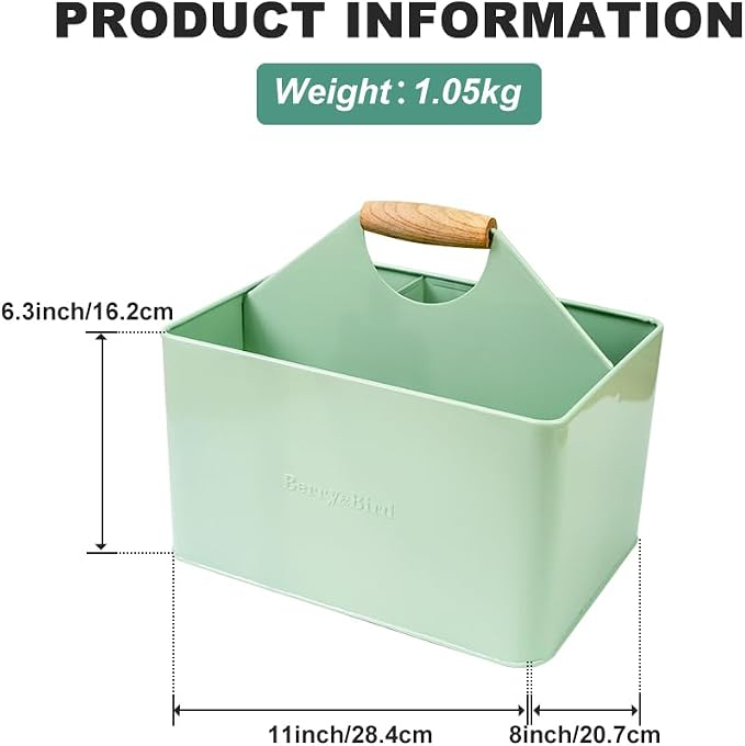 Berry&Bird Garden Tool Organizer, Metal Garden Caddy - Image 5