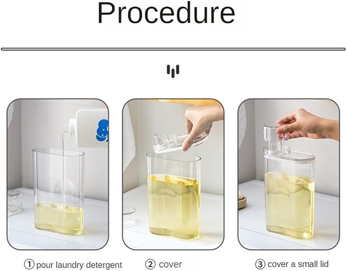 3Piece Laundry Detergent Dispenser Organizer - Image 4
