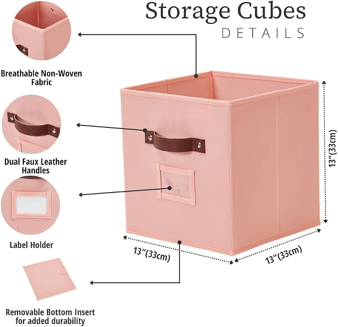 DECOMOMO Storage Bins, Cube Storage Bin - Image 3