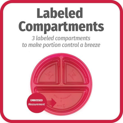 GoodCook Meal Prep Containers Set Microwave & Dishwasher-Safe Round Food - Image 3