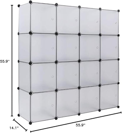 16 Cube Storage Organizer, Closet Storage Shelves - Image 2