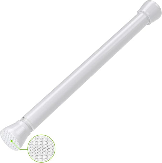 White Tension Rods 16 to 26 Inch Tension Curtain Rod Small Tension Rods by HAOYUNTE