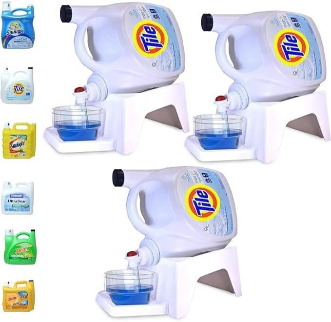 TidyFriend 3 Pack Laundry Detergent Dispenser by Skywin