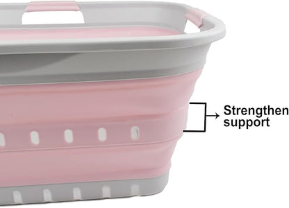SAMMART 42L Collapsible Plastic Laundry Basket - Image 5