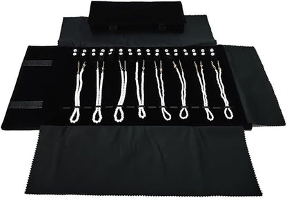 Velet Travel Jewelry Case Roll Bag Organizer - Image 2