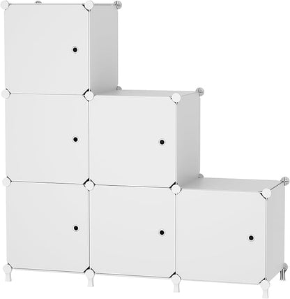 Cube Storage Organizer, 6-Cube Shelves Unit by Unknown