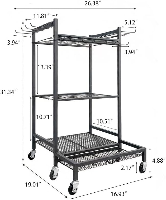 Garden Tool Organizer Rack - Image 2