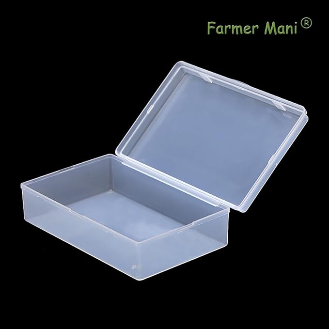 2 Pack 5.24x3.31x1.58 Inches Rectangular Clear Small Plastic Storage Containers - Image 5