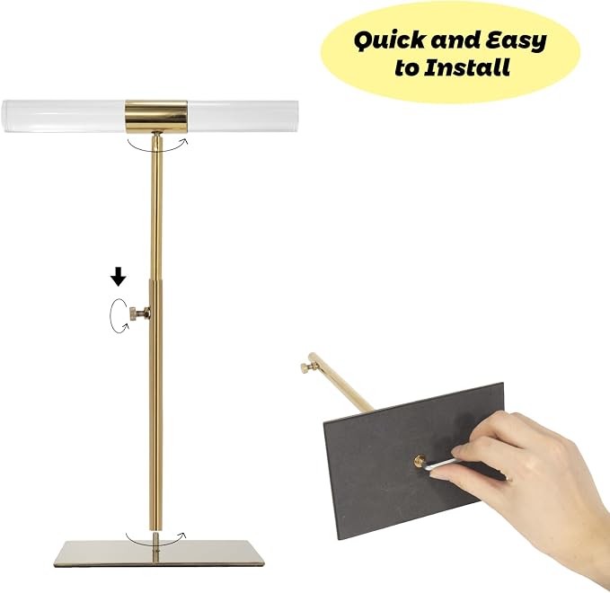 Jewelry Display Stand 2 Packs Stainless Steel Purse Display Stand Acrylic - Image 6