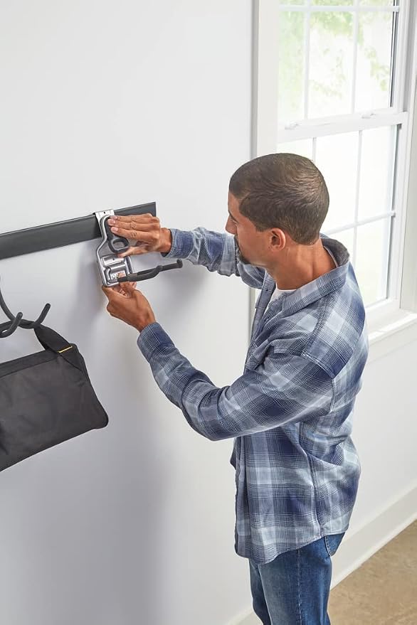 Rubbermaid FastTrack Garage Storage System Tool Hanging Kit, Wall Mount Holder - Image 10