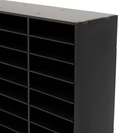 24 Compartments Literature Organizer, Desktop File Sorter Mail Center Paper - Image 9