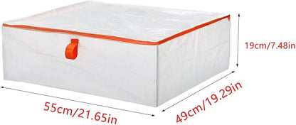 Comforter Storage Bag 50L Large Clothes Bags Low-Profile Under-bed Storage Bins - Image 2