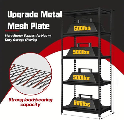 5 Tire Storage Shelving Heavy Duty Garage Shelves 2000LBS Load Bearing - Image 4