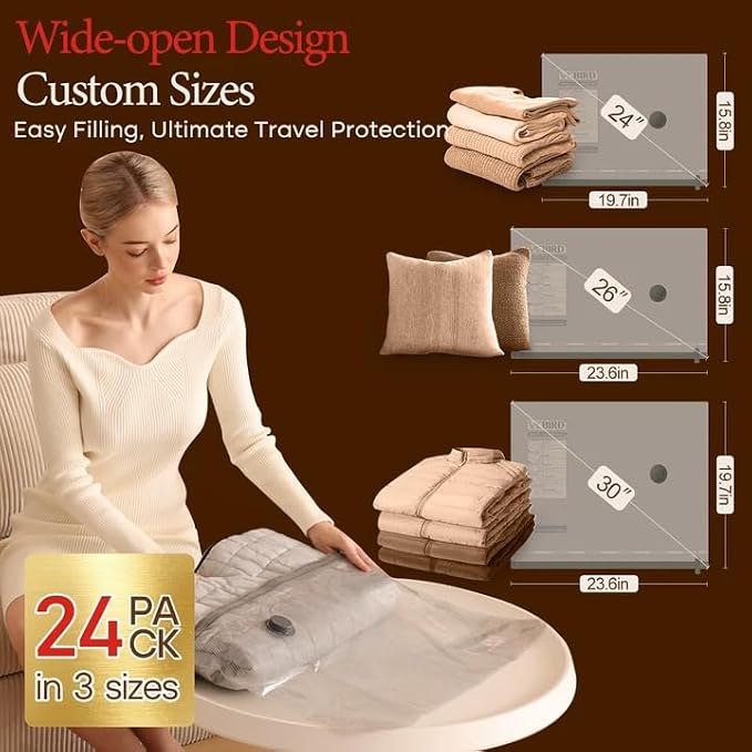 Vacbird Vacuum Bags for Travel - Image 3