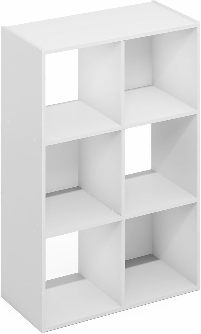 Furinno PELLI Book Shelf, 3x2 Bookshelf, Cube Storage Organizer Cabinet - Image 5