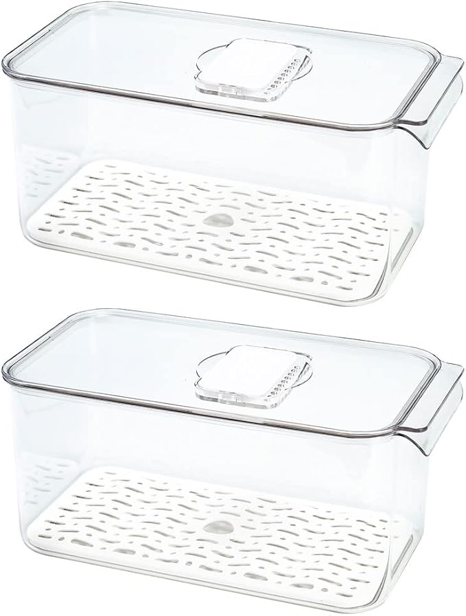 SANNO Produce Saver Refrigerator Organizer Bins by SANNO