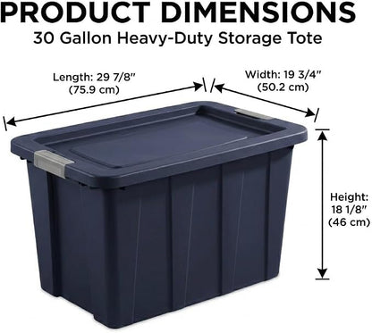 30 Gallon Heavy-Duty Storage Tote - Image 2