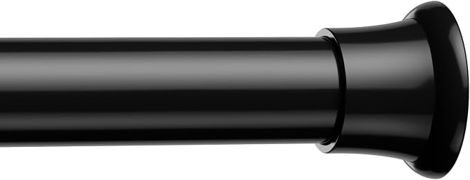 1Pcs Spring Tension Curtain Rod, No drilling Spring loaded Curtian rod by ZipGloTensionRod