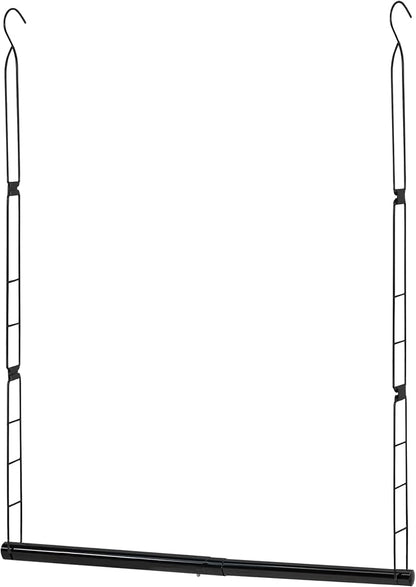 STORAGE MANIAC Hanging Closet Rod, Adjustable Width and Height Closet Hanging by STORAGEMANIAC