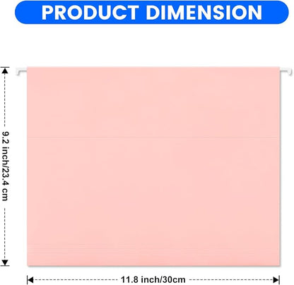 50-Pack Pastel Hanging File Folders, Letter Size - Image 4