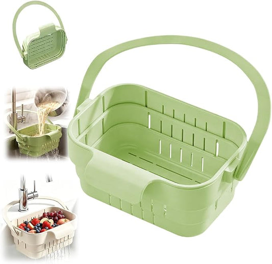 Foldable Hanging Sink Drain Basket Colander by Cecurpo