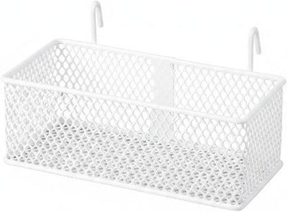Wire Grid Hanging Basket, Iron Wall Mount Organizer by Unknown