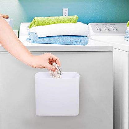 Picowe Magnetic Laundry Storage, Large Lint Holder Bin, Space-Saving Trash - Image 5